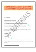 CBAD 201 FINAL EXAM QUESTIONS AND ANSWERS GRADED A&plus; 2025&sol;2026