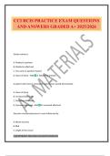 CCI RCIS PRACTICE EXAM QUESTIONS AND ANSWERS GRADED A&plus; 2025&sol;2026