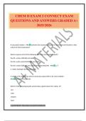 CHEM II EXAM 2 CONNECT EXAM QUESTIONS AND ANSWERS GRADED A&plus; 2025&sol;2026