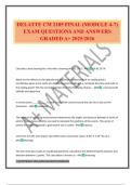 DELATTE CM 2105 FINAL &lpar;MODULE 4-7&rpar; EXAM QUESTIONS AND ANSWERS GRADED A&plus; 2025&sol;2026