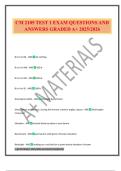 CM 2105 TEST 1 EXAM QUESTIONS AND ANSWERS GRADED A&plus; 2025&sol;2026