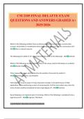 CM 2105 FINAL DELATTE EXAM QUESTIONS AND ANSWERS GRADED A&plus; 2025&sol;2026