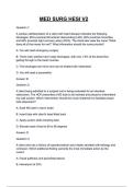 MED SURG HESI V2 Questions and Correct Answers &lpar;100&percnt; VERIFIED&rpar;&vert; 2025&sol;2026