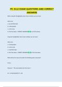 ITC 3112 EXAM QUESTIONS AND CORRECT  ANSWERS