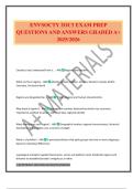 ENVSOCTY 2OC3 EXAM PREP QUESTIONS AND ANSWERS GRADED A&plus; 2025&sol;2026