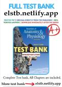 Test Bank for Essentials of Anatomy and Physiology&comma; 7th Edition