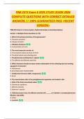 PNB 2274 Exam 4 2025 STUDY GUIDE 2026  COMPLETE QUESTIONS WITH CORRECT DETAILED  ANSWERS &vert;&vert; 100&percnt; GUARANTEED PASS <RECENT  VERSION>