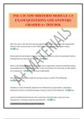 FSU CIS 3250 MIDTERM MODULE 1-5 EXAM QUESTIONS AND ANSWERS GRADED A&plus; 2025&sol;2026