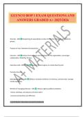 GLYNCO BOP 1 EXAM QUESTIONS AND ANSWERS GRADED A&plus; 2025&sol;2026