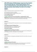 2025&ndash;2026 &vert; Florida 3-20 Public Adjuster License Exam Prep &vert; Complete State Exam Study Guide with  Verified Practice Questions&comma; Correct Answers & Detailed Rationales &vert; Florida DFS Public Adjuster Laws&comma; Ethics&comma; Policy Interpretation&comma; Claims Handling & Test