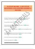PA STATE BOARD &ndash; LAWS EXAM QUESTIONS AND ANSWERS GRADED A&plus; 2025&sol;2026
