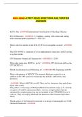  WGU C808 LATEST EXAM QUESTIONS AND VERIFIED ANSWERS
