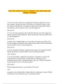  WGU C808 COMPLETE SET OF CURRENT EXAM QUESTIONS AND CORRECT ANSWERS