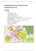 VOLLEDIGE samenvatting Geschiedenis van de Internationale Politiek 
