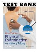 Full Test Bank &vert; Bates&rsquo; Guide to Physical Examination and History Taking 13th Edition &lpar;Lippincott&reg; Connect&rpar; by Lynn S&period; Bickley &vert; Complete Chapter-by-Chapter Advanced Clinical Assessment MCQs with Correct Answers & In-Depth Rationales Covering Patient-Cent