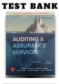 Full Test Bank &vert; Auditing and Assurance Services 9th Edition by Timothy J&period; Louwers & Penelope L&period; Bagley &vert; Complete Chapter-by-Chapter Auditing MCQs with Verified Correct Answers and In-Depth Rationales Covering Assurance Services&comma; Professional Standards&comma; 