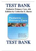 Test Bank &ndash; Pediatric Primary Care 6th Edition &vert; Catherine E&period; Burns &vert; Advanced Practice Nursing&comma; PNP-PC&comma; FNP & NCLEX Exam Prep Latest 2025