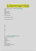 BC EMR Licensing Test Exam UPDATED  QUESTIONS AND CORRECT ANSWERS