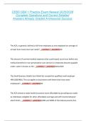 CEBS GBA 1 Practice Exam Newest 2025&sol;2026  Complete Questions and Correct Detailed  Answers Already Graded A&plus;&vert;Assured Success 