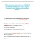 DC Jurisprudence Exam Newest 2025&sol;2026  Complete Questions and Correct Detailed  Answers Already Graded A&plus;&vert;Brand New  Version 