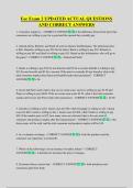 Eec Exam 2 UPDATED ACTUAL QUESTIONS  AND CORRECT ANSWERS