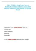 WGU C836 OA Study Guide Newest  2025&sol;2026 Complete Questions and Correct  Detailed Answers Already Graded A&plus;&vert;Newest  Version 