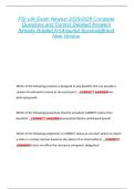 PSI Life Exam Newest 2025&sol;2026 Complete  Questions and Correct Detailed Answers  Already Graded A&plus;&vert;Assured Success&vert;Brand  New Version 