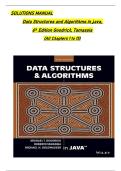 Full Solutions Manual &vert; Data Structures and Algorithms in Java 6th Edition by Michael T&period; Goodrich & Roberto Tamassia &vert; Complete Chapter-by-Chapter Verified Solutions Covering Java Primer&comma; Object-Oriented Design&comma; Fundamental Data Structures&comma; Algorithm Anal