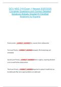 GCU NSG 316 Exam 1 Newest 2025&sol;2026  Complete Questions and Correct Detailed  Solutions Already Graded A&plus;&vert;Verified  Solutions by Experts 
