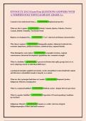 ENVSOCTY 2OC3 Exam Prep QUESTIONS ANDWERS WITH A VERIFIED SOLUTIONS &vert;ALREADY GRADE A&plus;&period;