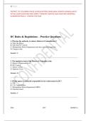DISTRICT OF COLUMBIA RULES & REGULATIONS EXAM &lpar;NEW UPDATED VERSION&rpar; LATEST  ACTUAL EXAM QUESTIONS AND CORRECT ANSWERS &lpar;VERIFIED QUESTIONS AND ANSWERS&rpar; &vert;  GUARANTEED PASS A&plus;  UPDATED THIS YEAR