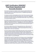 AHIP Certification 2026&sol;2027  Final Exam Questions And  Accurate Answers 