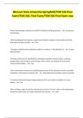  Missouri State University-Springfield&sol;TCM 226 Final Exam&sol;TCM 226- Final Exam&sol;TCM 226 Final Exam new