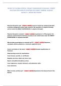 District of columbia Physical theraPy JurisPruDence exam 2020&sol;&sol; newest  2025&sol;2026 with comPlete Questions anD correct answers &vert;alreaDy  GraDeD a&plus;&vert;&vert;branD new Version&excl; 