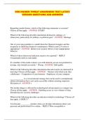 DOD INSIDER THREAT AWARENESS TEST LATEST VERSION QUESTIONS AND ANSWERS