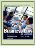 Business Law in Canada &ndash; 13th Canadian Edition &lpar;Yates&comma; Clarke&comma; Ng&comma; Bereznicki-Korol&rpar; &ndash; Complete Test Bank