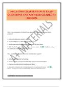 NSCA CPSS CHAPTER'S 30-31 EXAM QUESTIONS AND ANSWERS GRADED A&plus; 2025&sol;2026