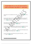NEIEP 800 FINAL EXAM QUESTIONS AND ANSWERS GRADED A&plus; 2025&sol;2026