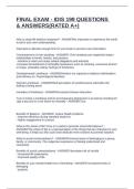 FINAL EXAM - IDIS 199 QUESTIONS & ANSWERS&lpar;RATED A&plus;&rpar;