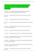 CM 2112 Industrial Piping Final Exam and All Correct Answers 2025-2026 Updated&period;