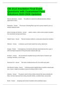 CM 2112 Insulation Final Exam Questions with Guaranteed Pass Solutions 2025-2026 Updated&period;