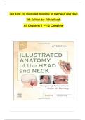 Test Bank For Illustrated Anatomy of the Head and Neck 6th Edition by Fehrenbach ISBN&colon;9780323613019 All Chapters 1 &ndash; 12 Complete 