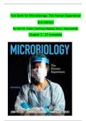 Test Bank for Microbiology&colon; The Human Experience 2nd Edition By John W&period; Foster&semi; Zarrintaj Aliabadi&semi; Joan L&period; Slonczewski ISBN&colon;9780393533248 Chapter 1 - 27 Complete