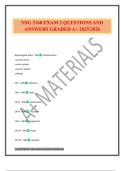 NSG 3160 EXAM 2 QUESTIONS AND ANSWERS GRADED A&plus; 2025&sol;2026