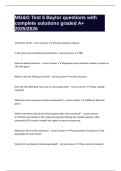 MG&G Test 5 Baylor questions with complete solutions graded A&plus; 2025&sol;2026