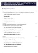 MGG EXAM 5 QUESTIONS N ANSWERS RATED A&plus; 2025&sol;2026 LATEST UPDATE