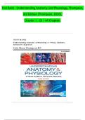 Test Bank - Understanding Anatomy and Physiology&comma; Thompson&comma; 3rd Edition &lpar;Thompson&comma; 2020&rpar;&comma; ISBN&colon;9780803676459 Chapter 1 - 25 &vert; All Chapters 