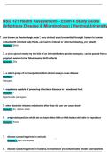 NSG 121 Health Assessment &ndash; Exam 4 Study Guide &lpar;Infectious Disease & Microbiology&rpar; Herzing University&period;pdf