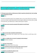 NSG 121 Health Assessment &ndash; Exam 3 Cardiovascular & Peripheral Vascular Q&A &lpar;Complete Solutions&rpar; Herzing University&period;pdf