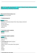 NSG 121 Health Assessment &ndash; Exam 3 Study Guide &lpar;Schizophrenia & Psychosis&rpar;- Herzing University&period;pdf